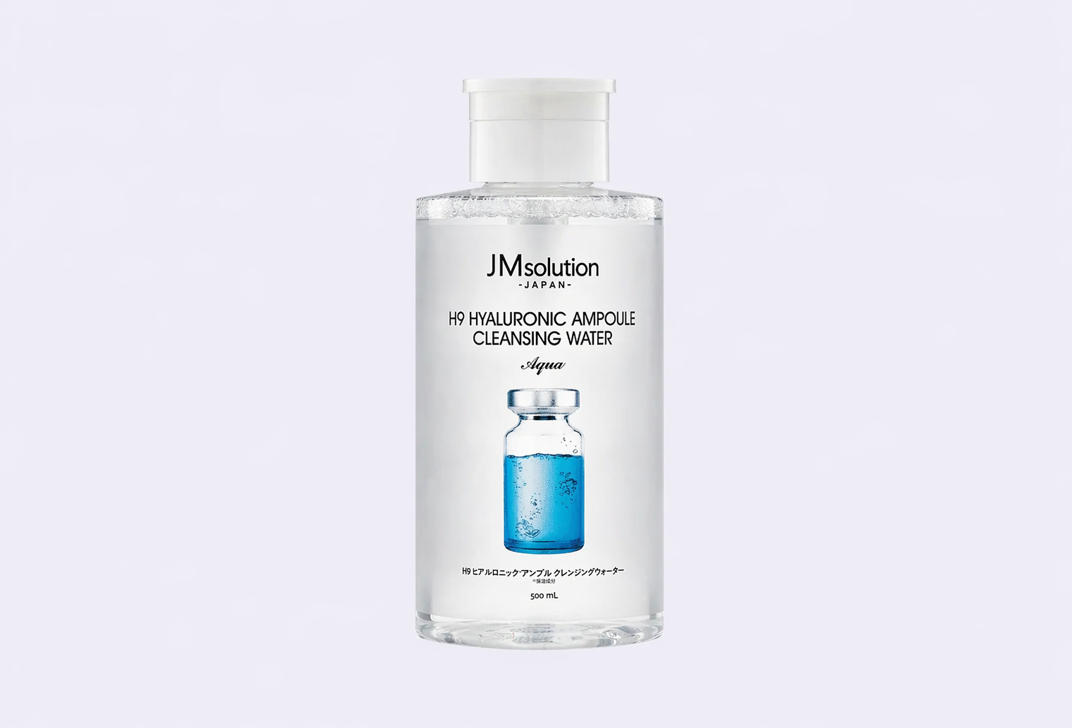Мицеллярная вода для снятия макияжа JMSOLUTION H9 HYALURONIC AMPOULE CLEANSING WATER AQUA