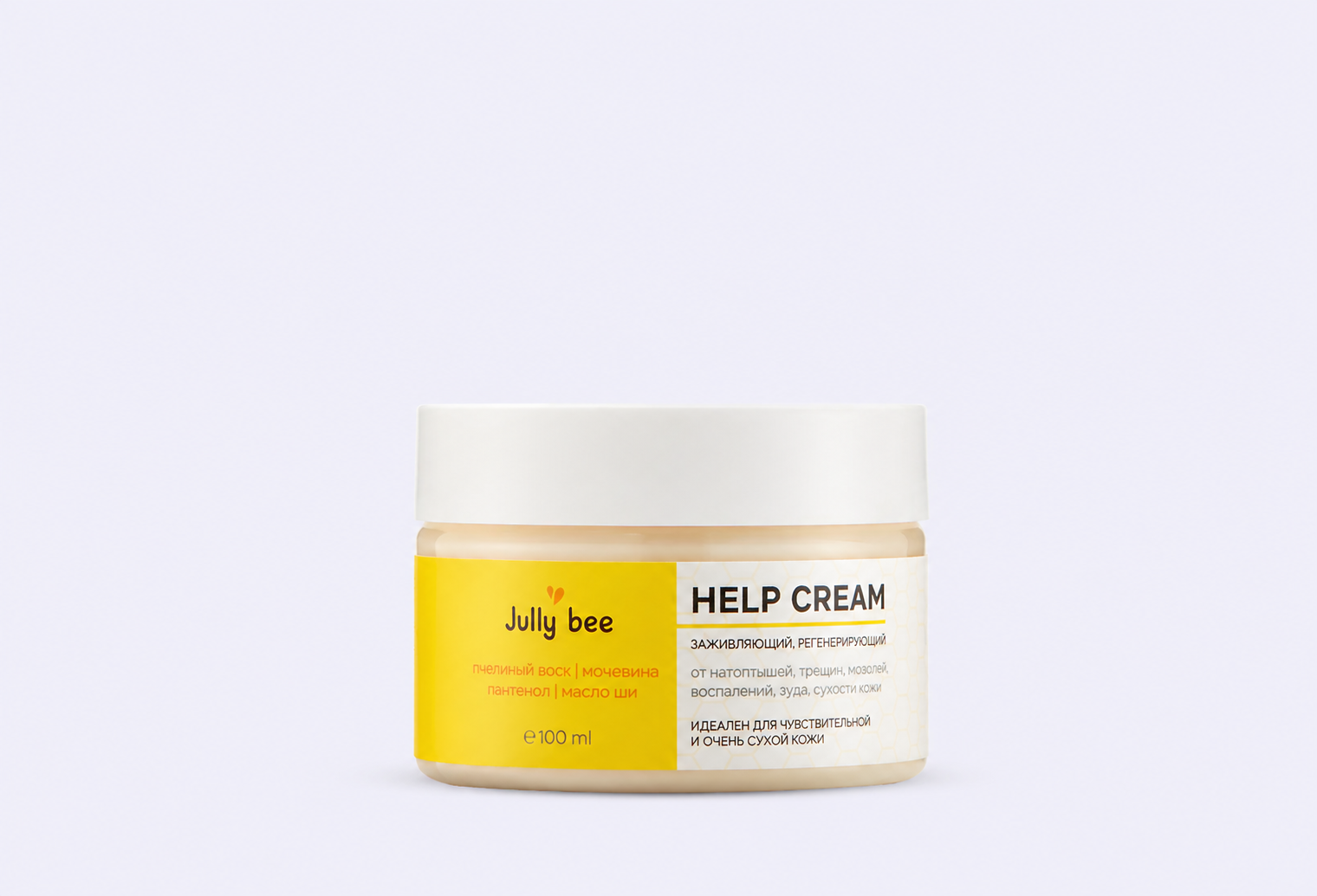 Крем-воск для ног JULLY BEE Nourishing cream-wax for feet with urea