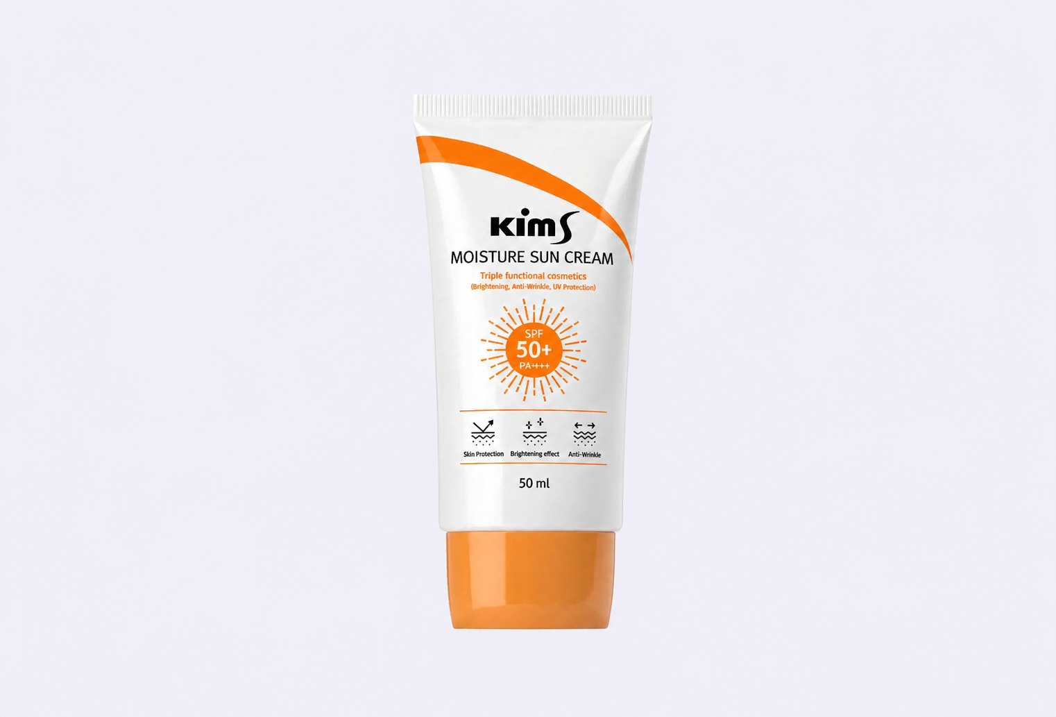 Солнцезащитный крем для лица KIMS Moisture Sun Cream SPF 50+ PA++++ Triple Function