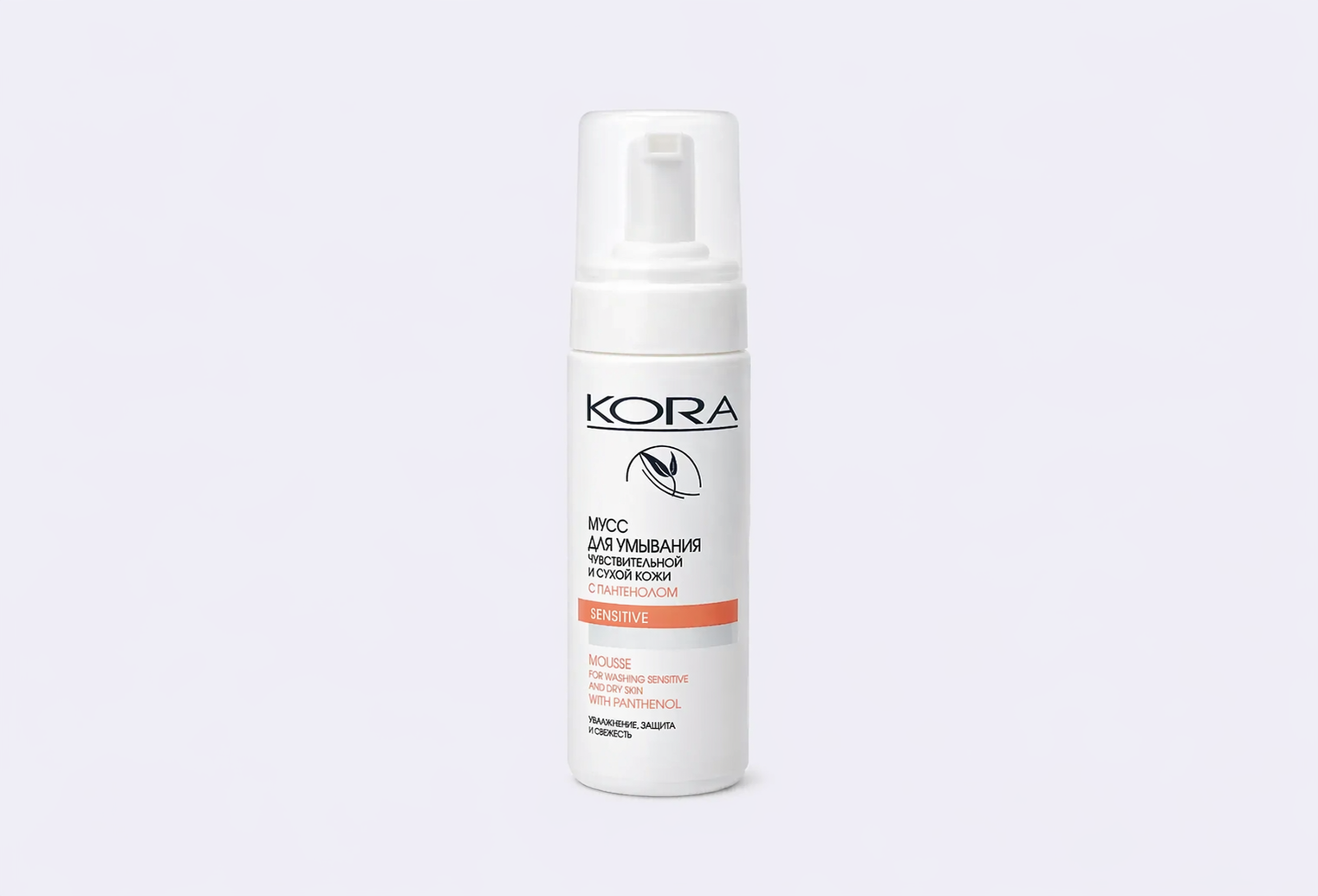Мусс для умывания KORA panthenol