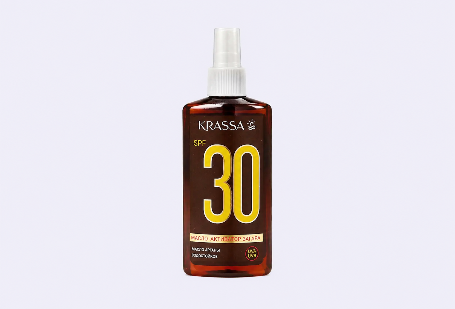 Масло-активатор для тела загара SPF 30 KRASSA Argan oil