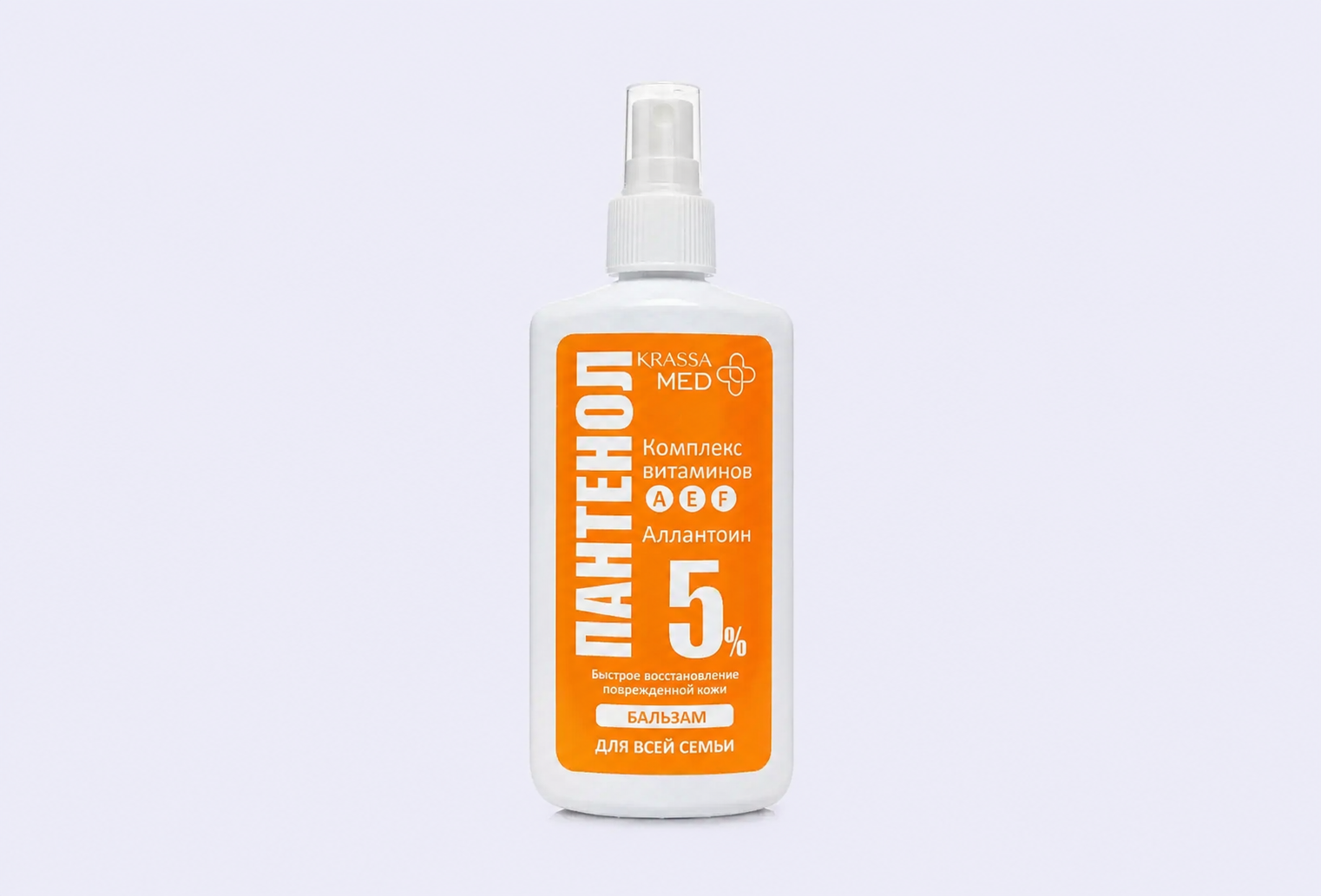 Спрей-Бальзам для всей семьи KRASSA PANTHENOL 5%