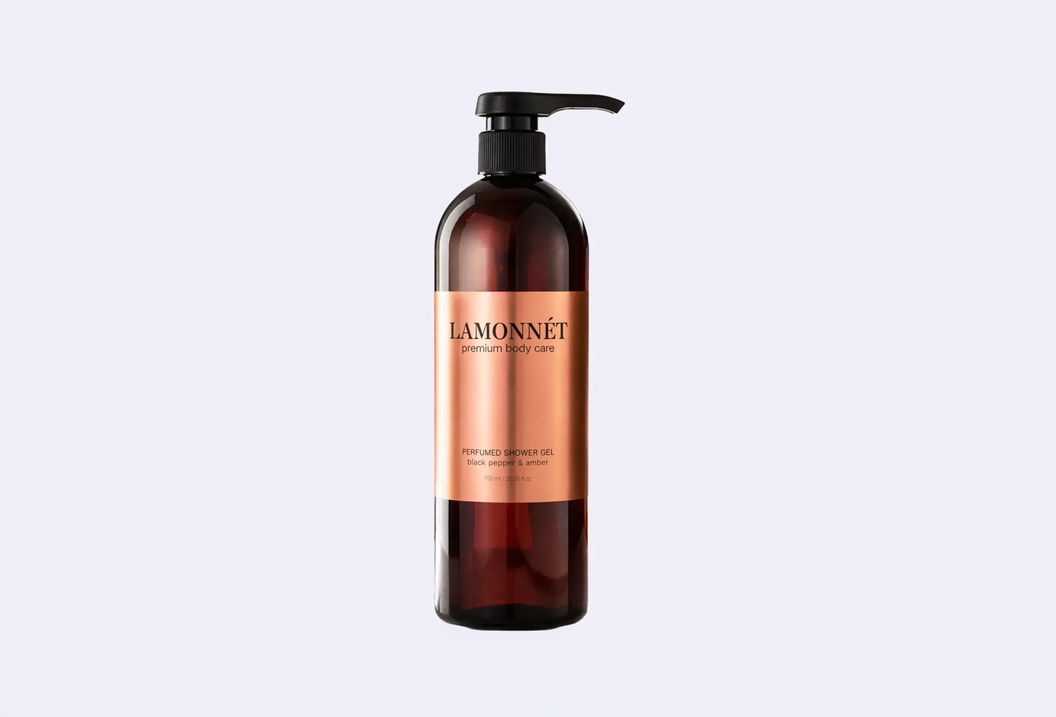 Парфюмированный гель для душа LAMONNET black pepper & amber