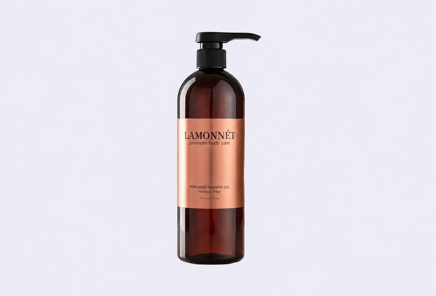 Парфюмированный гель для душа LAMONNET vanilla & amber