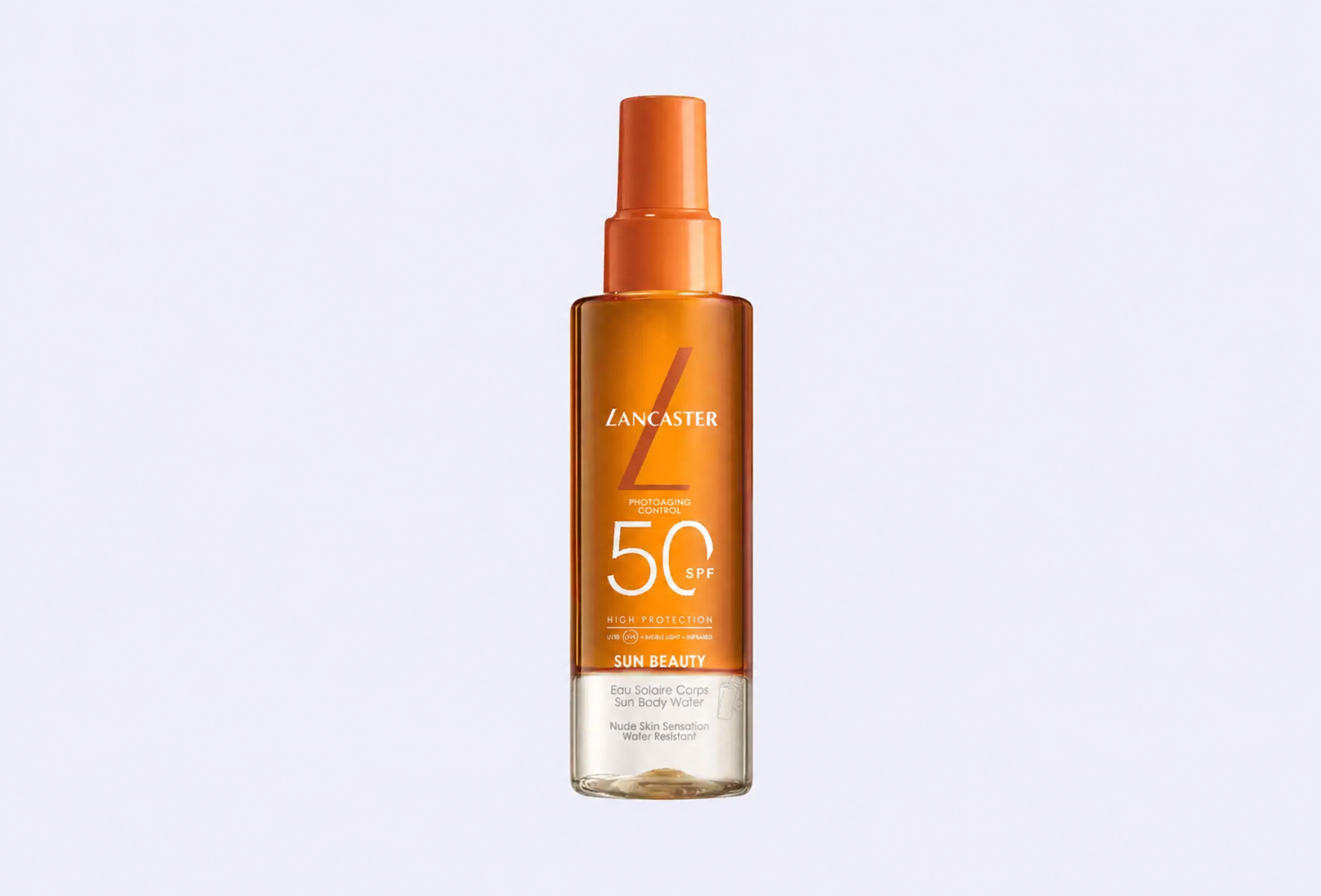 Солнцезащитная вода для тела SPF 50 LANCASTER Sun beauty
