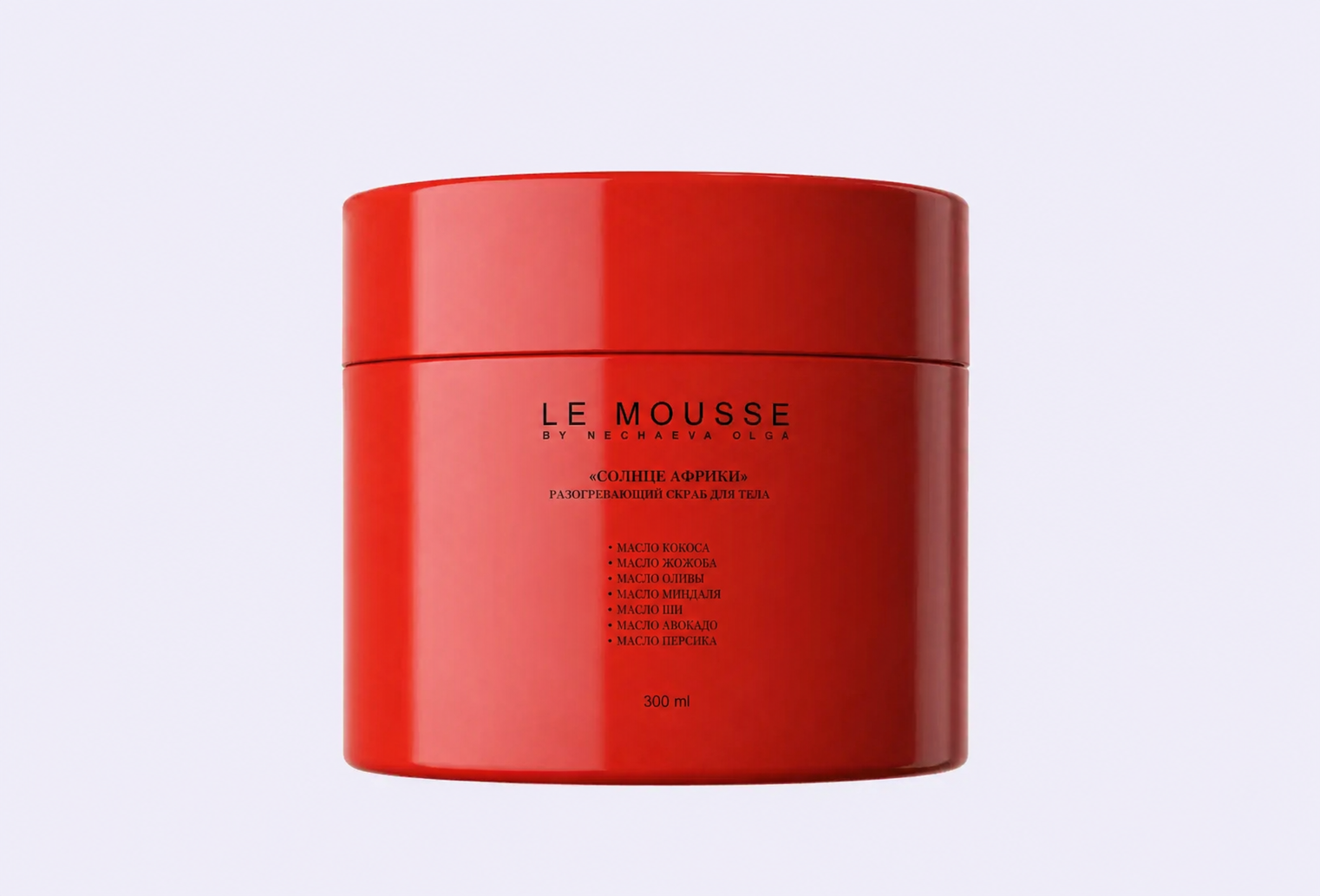 Разогревающий скраб для тела LE MOUSSE BY NECHAEVA OLGA Sun of Africa
