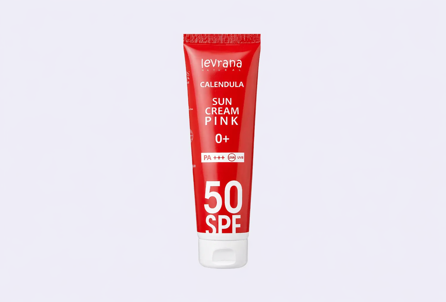 Солнцезащитный крем для лица и тела 50SPF LEVRANA Calendula PINK 0+