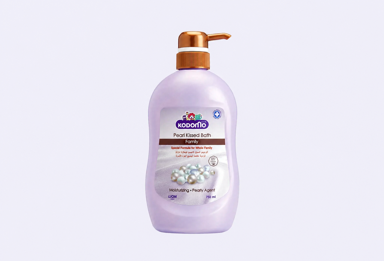 Крем-гель для душа LION Kodomo Family Bath Pearl Kissed
