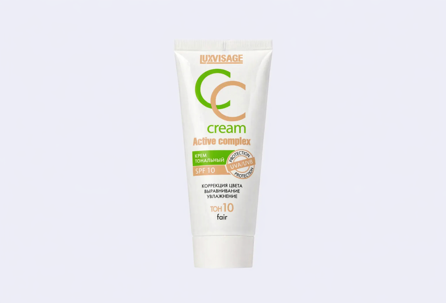 Крем тональный SPF10 LUXVISAGE CC Active complex