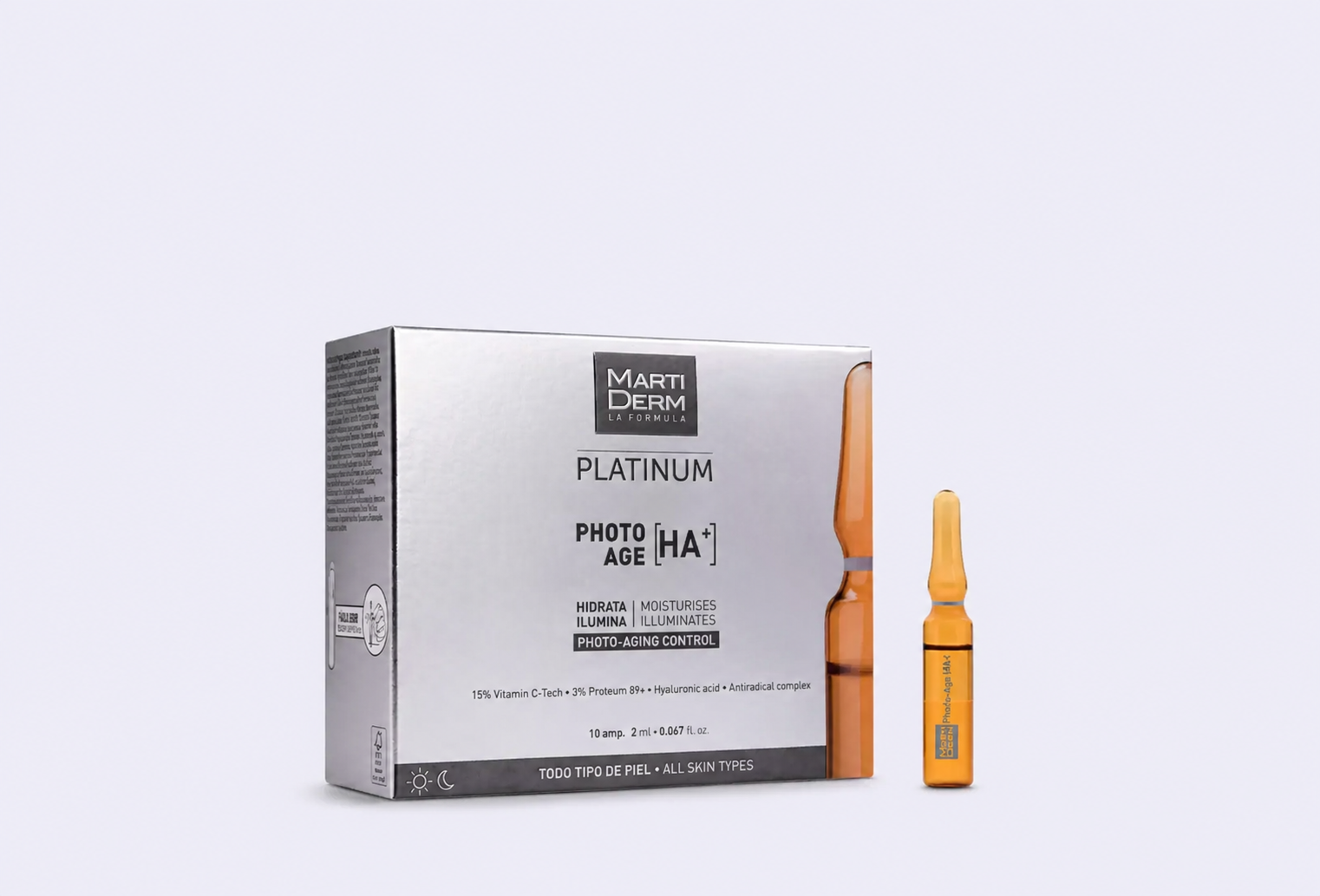Ампулы коррекция фотостарения, 10*2 мл MARTIDERM Platinum Photo-Age HA+