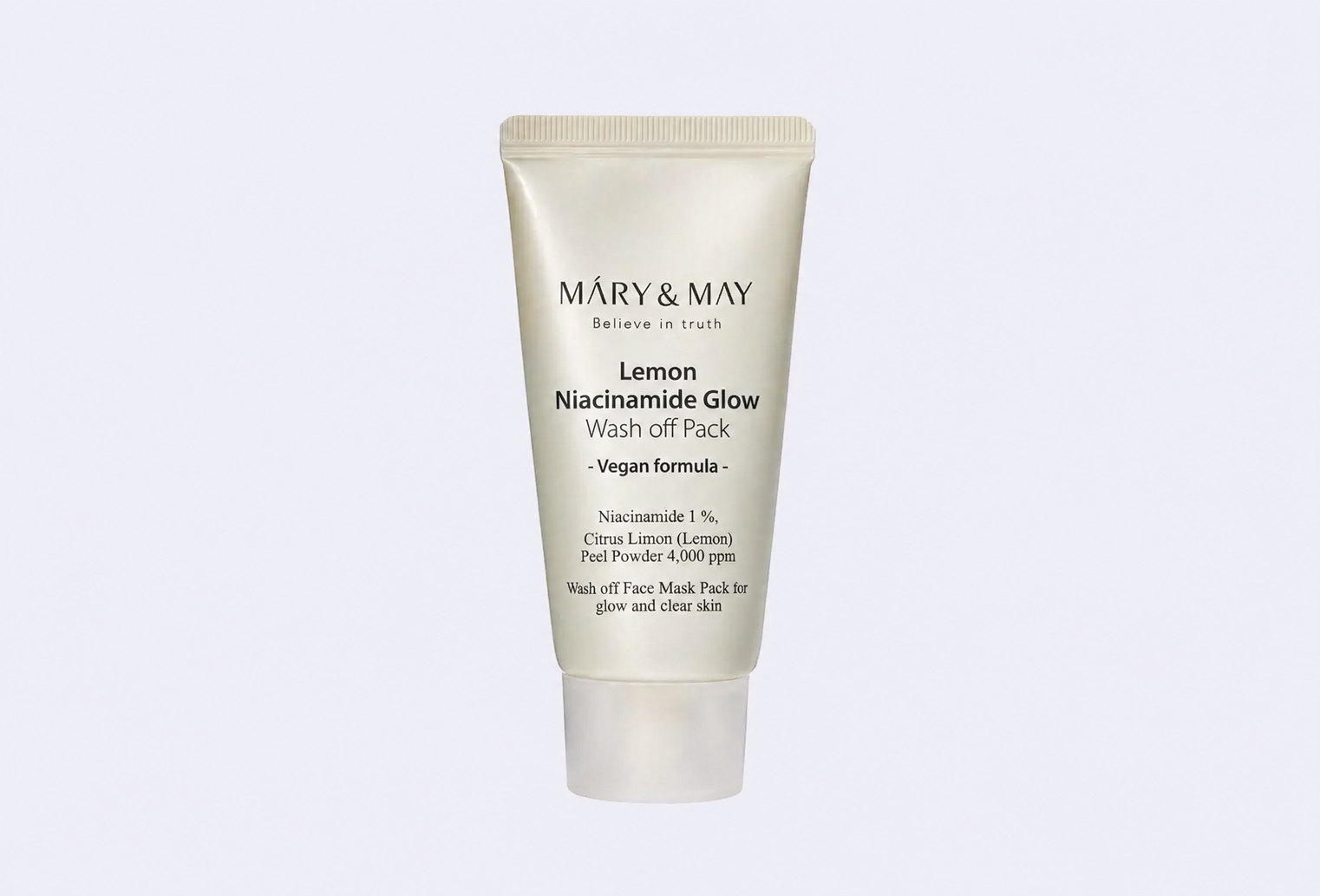 Глиняная маска для лица MARY&MAY Lemon Niacinamide Glow Wash Off Pack