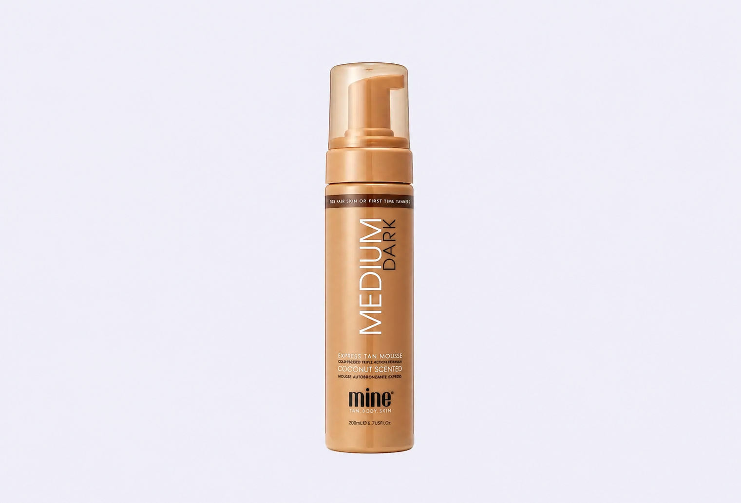 Мусс – автозагар для тела MINETAN Medium Dark Self Tan Mousse
