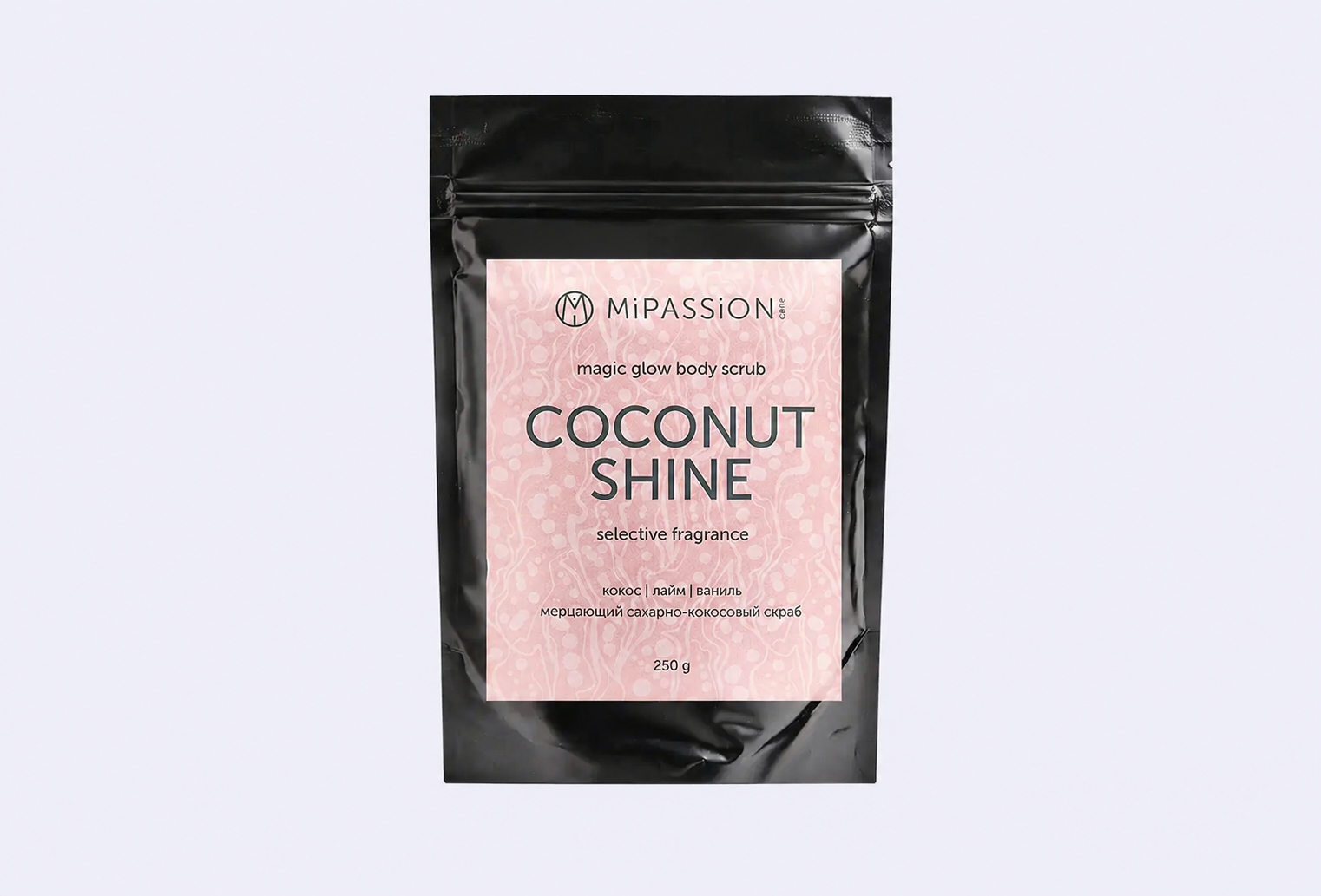 Мерцающий скраб для тела MIPASSION Coconut shine