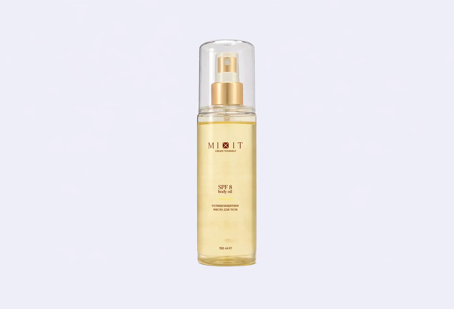 Солнцезащитное масло для тела SPF 8 MIXIT Back to sun Tan