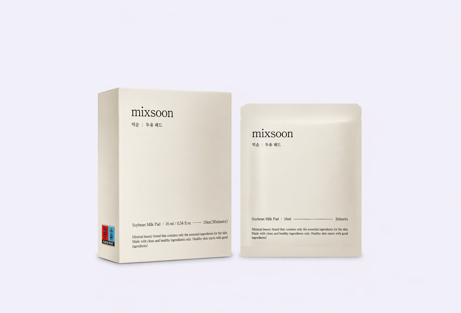 Увлажняющие пэды для лица MIXSOON Soybean Milk Pad