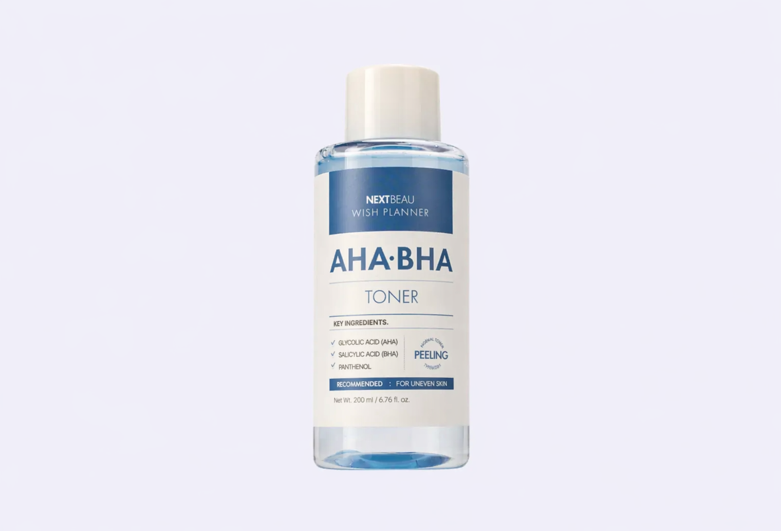 Отшелушивающий пилинг-тонер NEXTBEAU Wish Planner AHA/BHA Peeling Toner