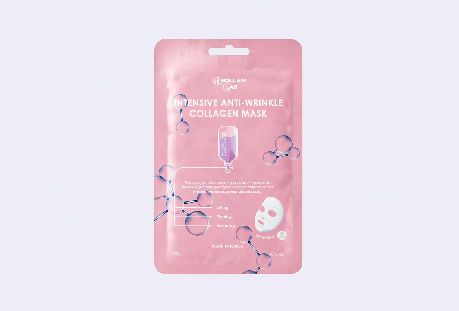Коллагеновая тканевая маска NOLLAM LAB Intensive Anti-Wrinkle Collagen Mask