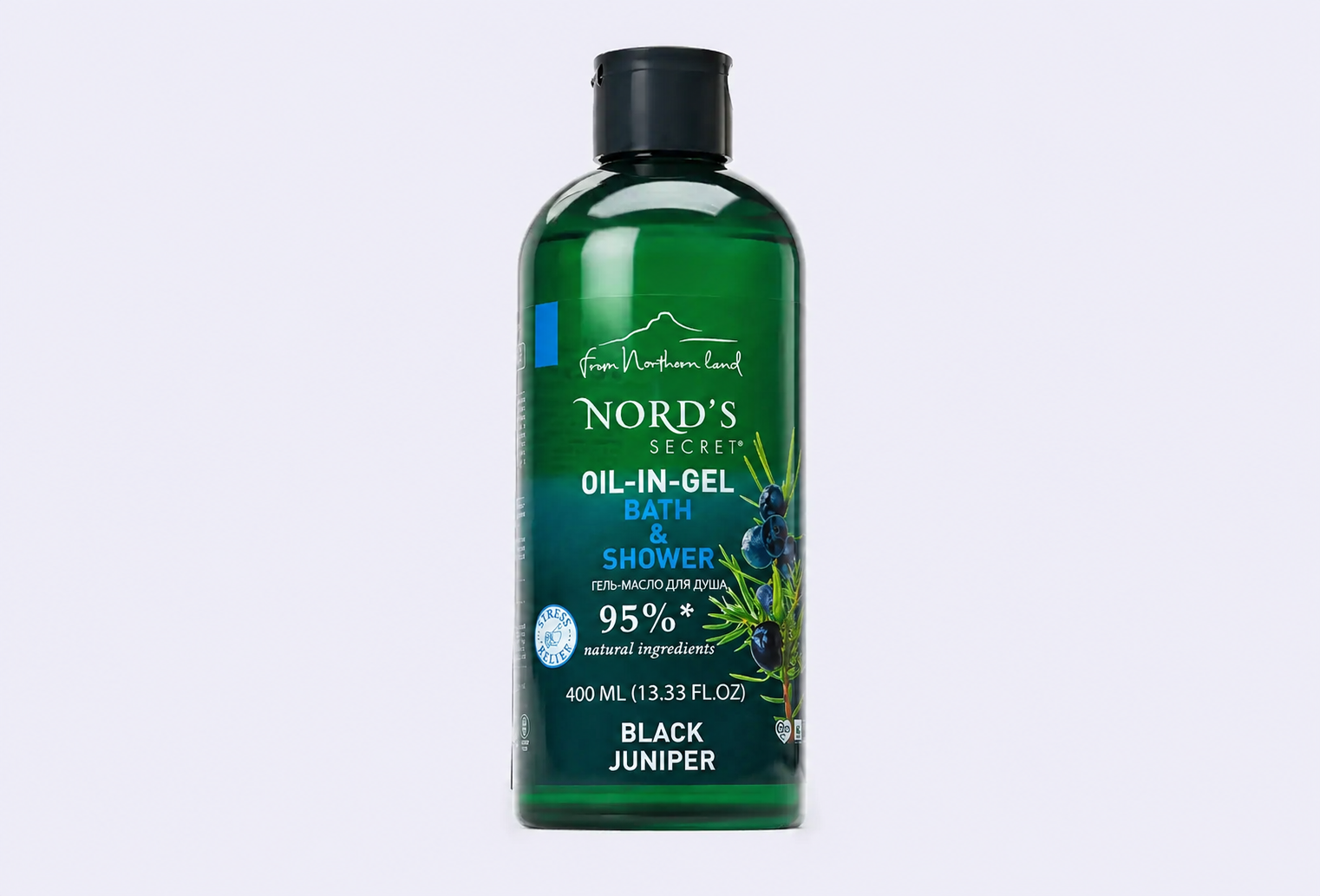 Гель-масло для душа NORDS SECRET black juniper