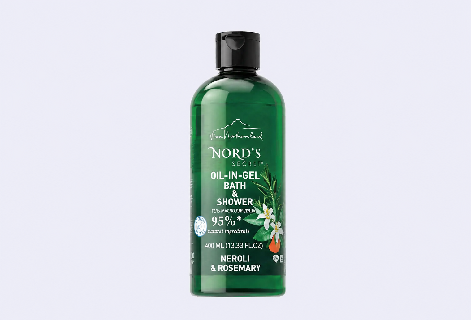 Гель-масло для душа NORDS SECRET neroly & rosemary