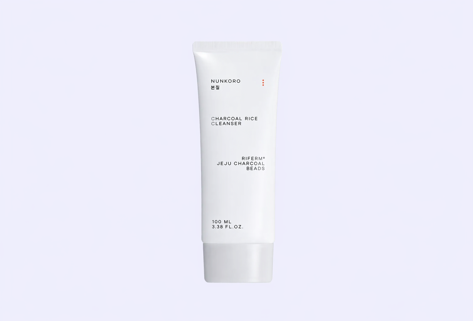 Гель для умывания NUNKORO Charcoal rice cleanser