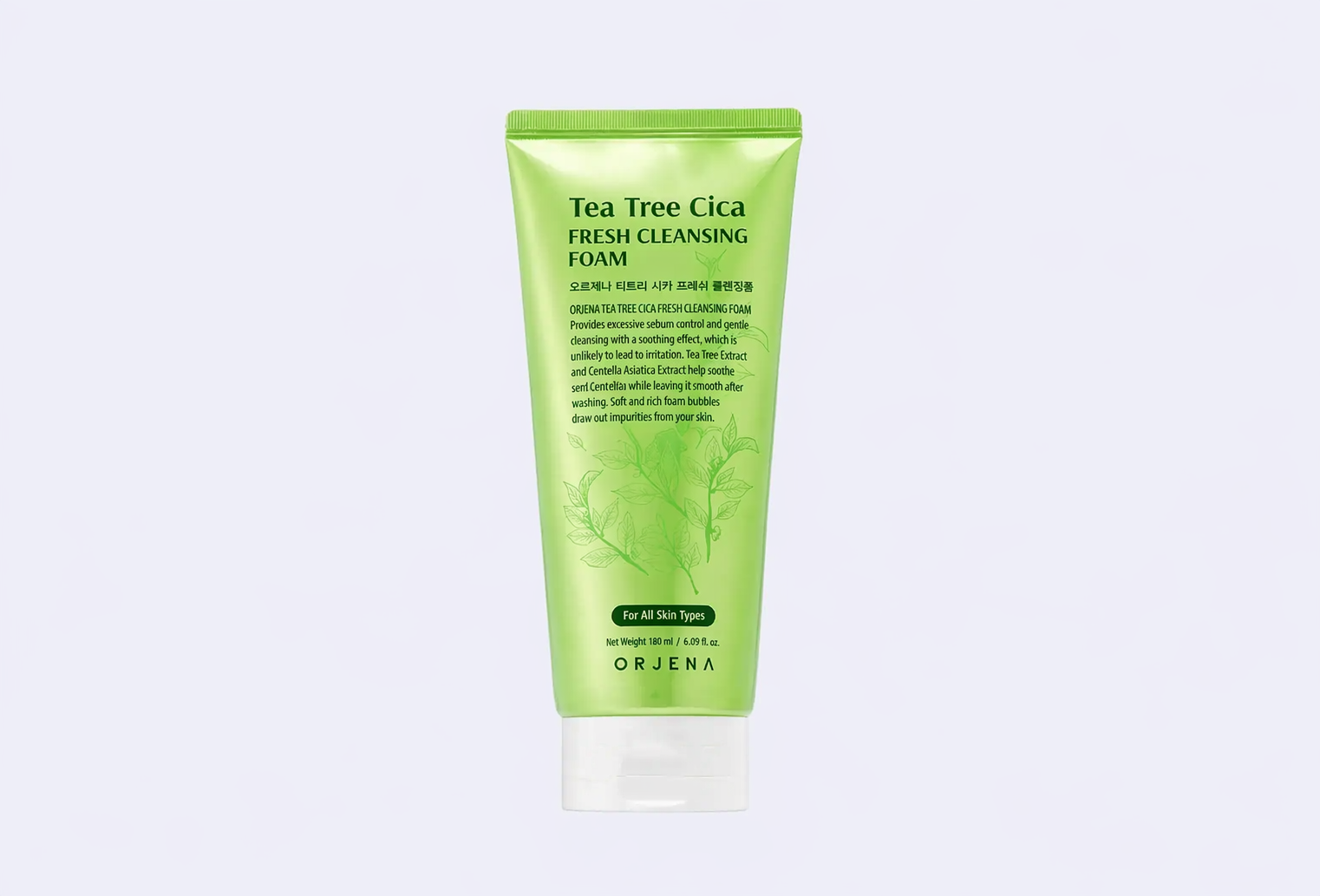 Пенка для умывания ORJENA TEA TREE CICA FRESH CLEANSING FOAM