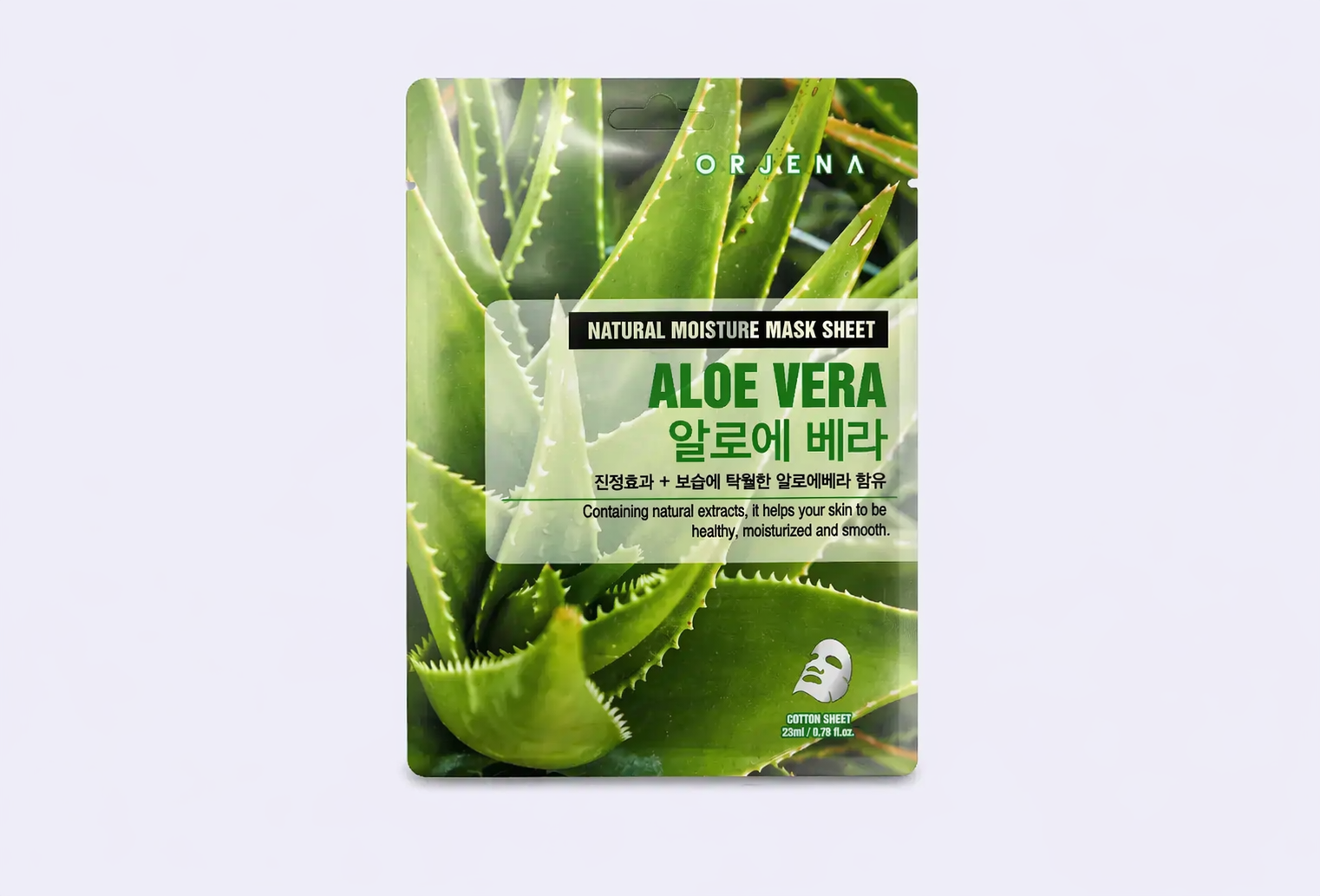 Тканевая маска для лица ORJENA NATURAL MOISTURE ALOE VERA MASK SHEET