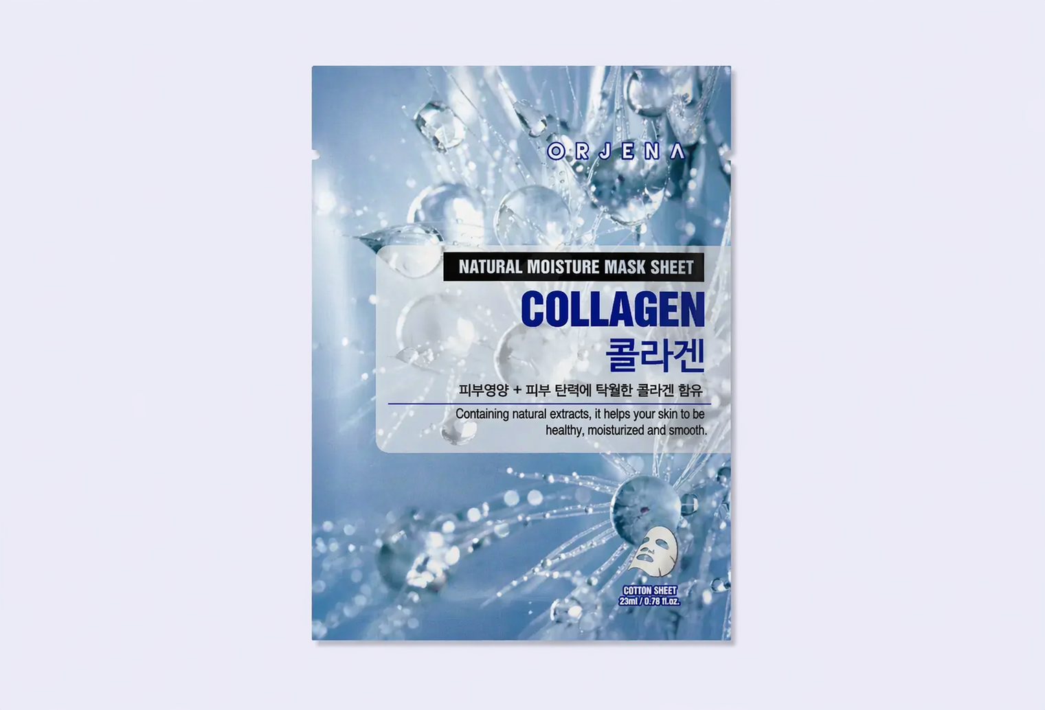 Тканевая маска для лица ORJENA NATURAL MOISTURE COLLAGEN MASK SHEET
