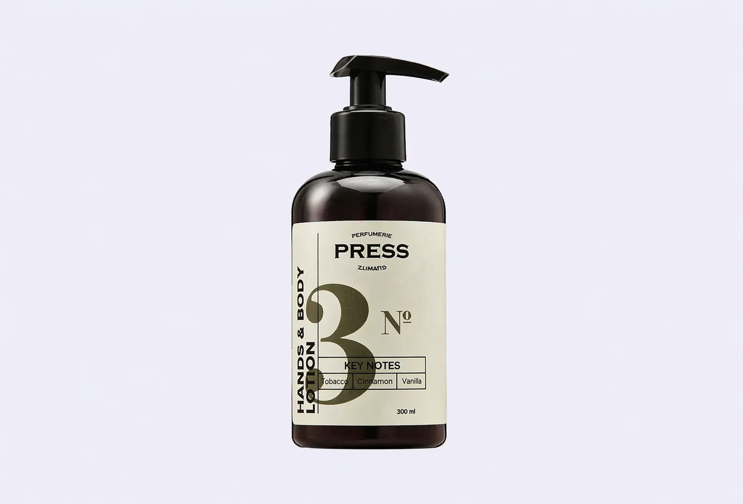 Лосьон для тела PRESS GURWITZ PERFUMERIE №3 Tobacco, Cinnamon, Vanilla