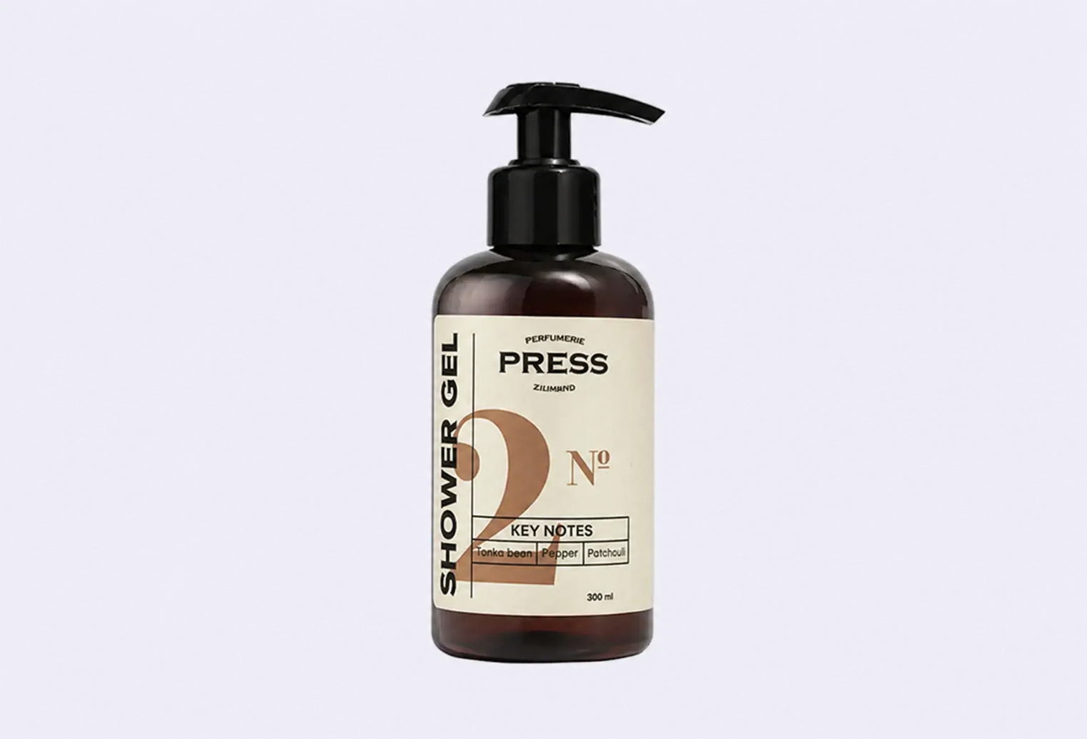 Гель для душа PRESS GURWITZ PERFUMERIE №2 Black Pepper, Tonka bean, Patchouli