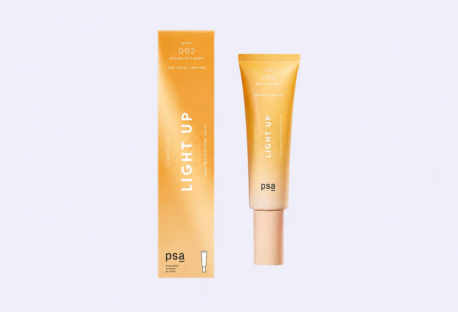 Маска для лица PSA LIGHT UP: Vitamin C & E Flash Brightening Mask