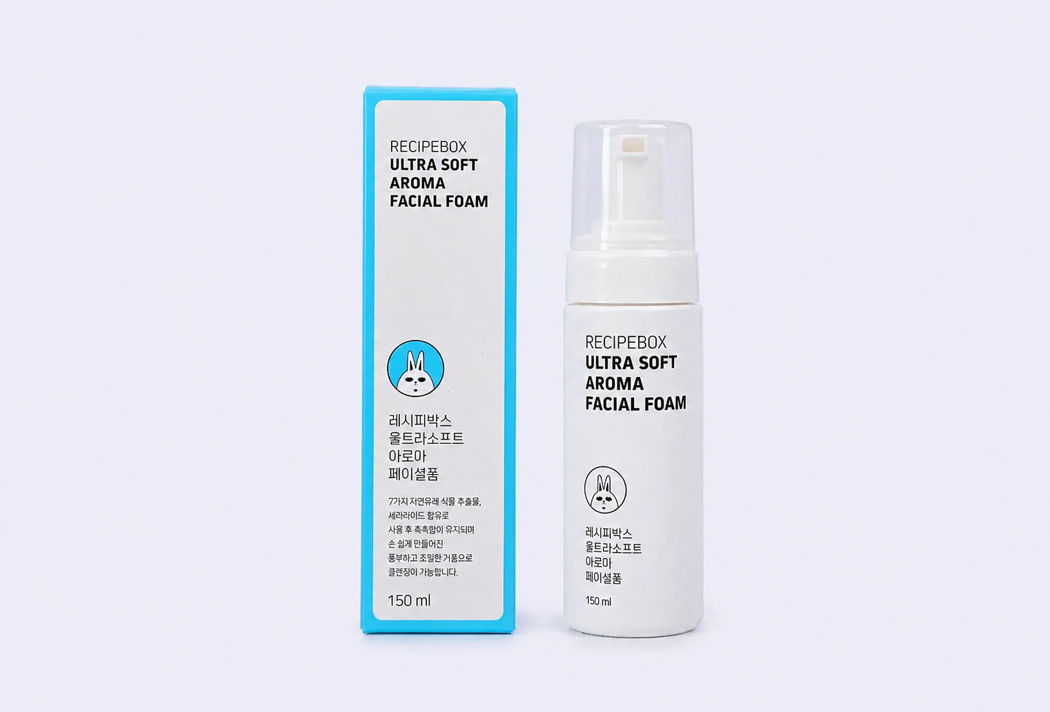 Пенка для очищения лица RECIPEBOX Ultrasoft aroma facial foam