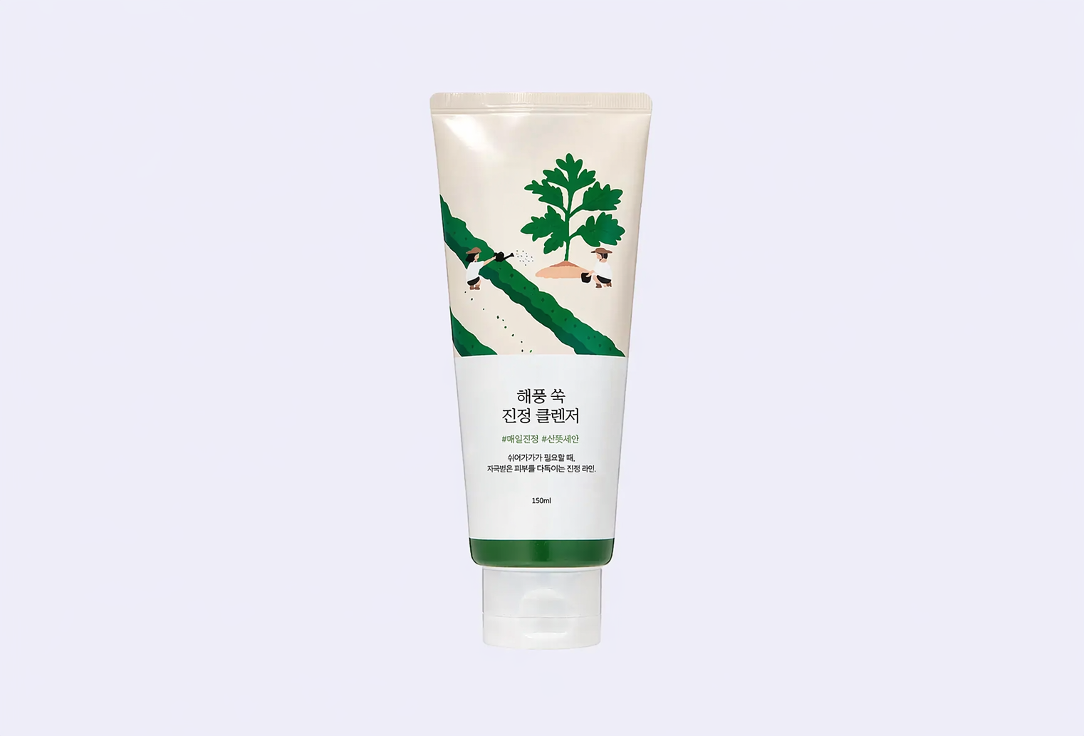 Очищающий гель для лица ROUND LAB MUGWORT CALMING CLEANSER