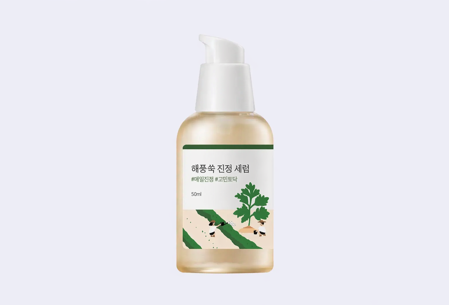 Сыворотка для лица ROUND LAB Mugwort calming serum