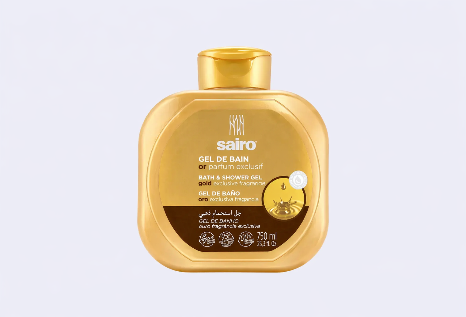 Гель для душа SAIRO GOLD EXCLUSIVE FRAGRANCE