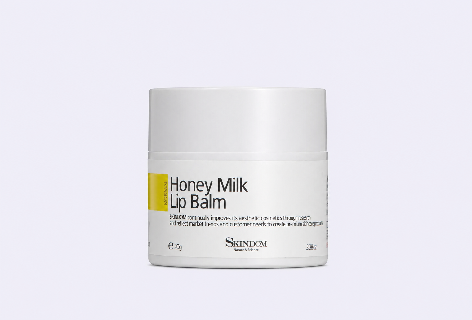 Бальзам для губ медово-молочный SKINDOM Honey Lip Milk Balm