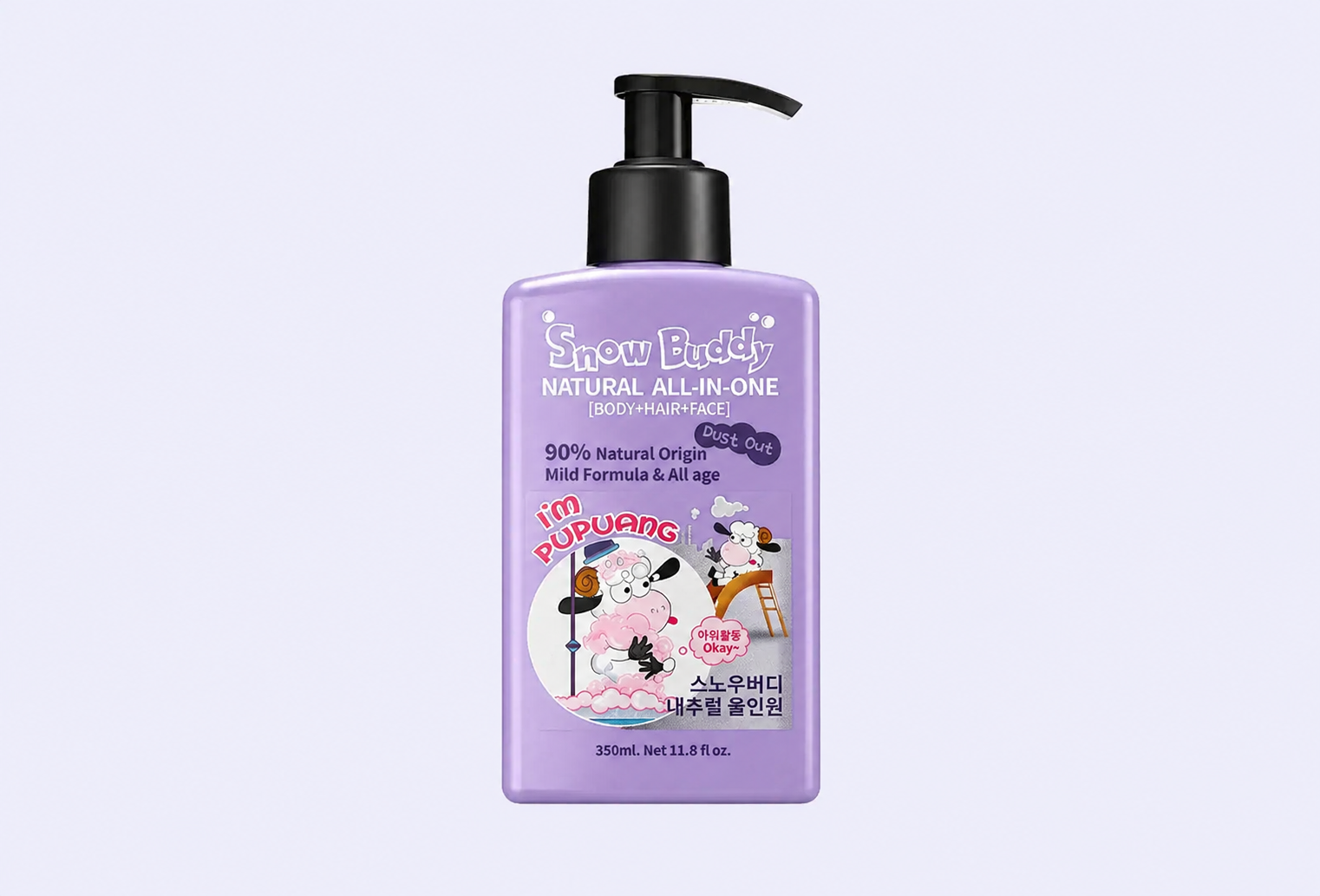 Средство для лица, тела и волос 3 в 1 SNOW BUDDY Natural Dust Cleansing All-in-one