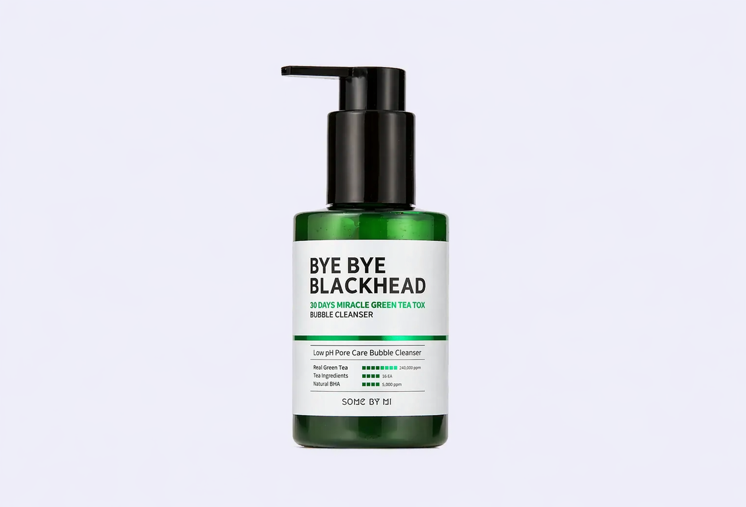 Очищающая маска-пенка SOME BY MI 30 Days Miracle Green Tea Tox Bubble Cleanser