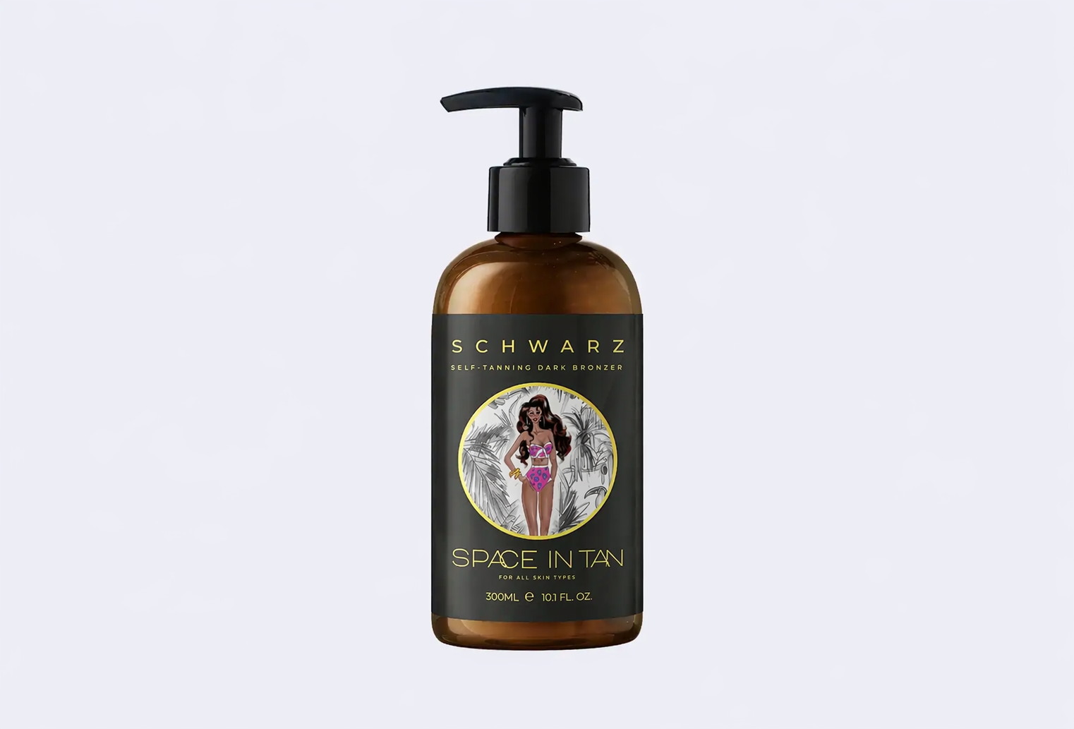 Лосьон-автозагар SPACE IN TAN self-tanning schwarz