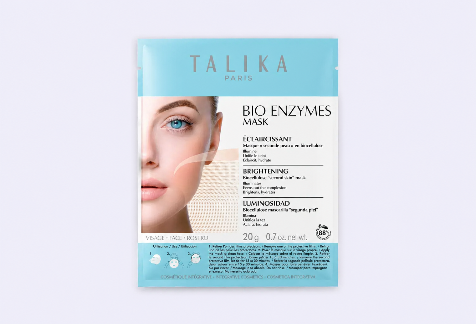 Маска для сияния кожи лица TALIKA BIO ENZYMES BRIGHTENING MASK