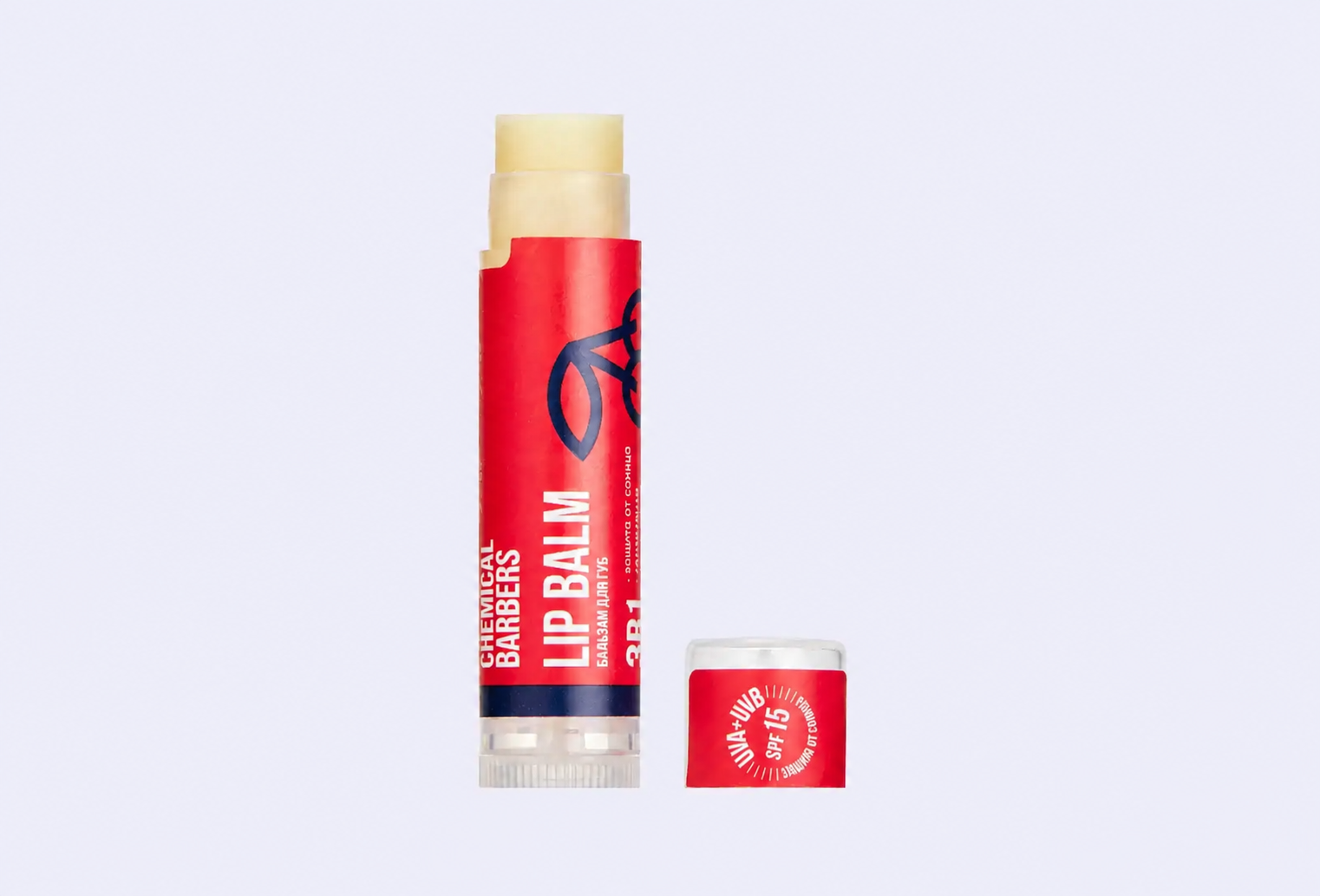 Бальзам для губ 3в1 SPF 15 TCB THE CHEMICAL BARBERS ripe cherry