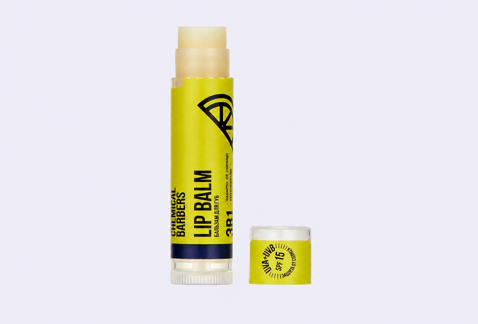 Бальзам для губ 3в1 SPF 15 TCB THE CHEMICAL BARBERS citrus fresh