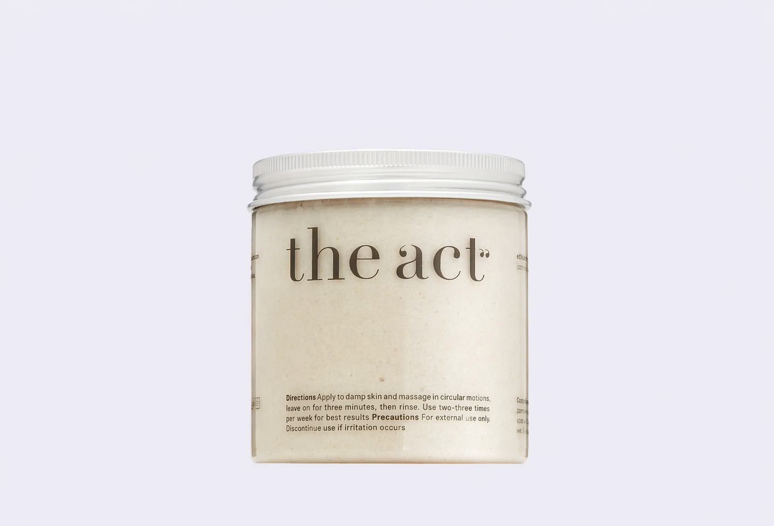 Скраб-бальзам для тела THE ACT sea salt & coco