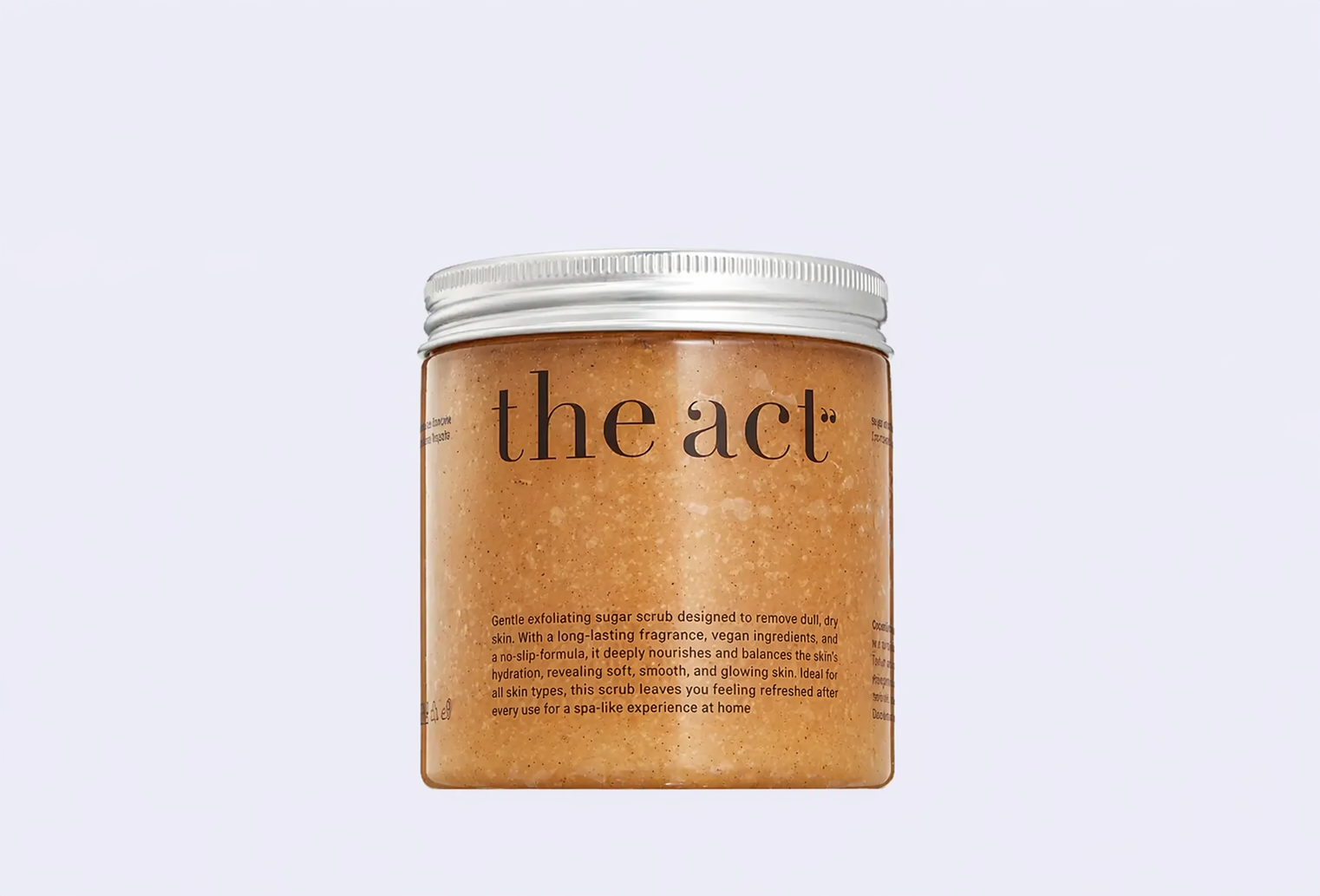 Сахарный скраб для тела THE ACT Sugar exfoliating