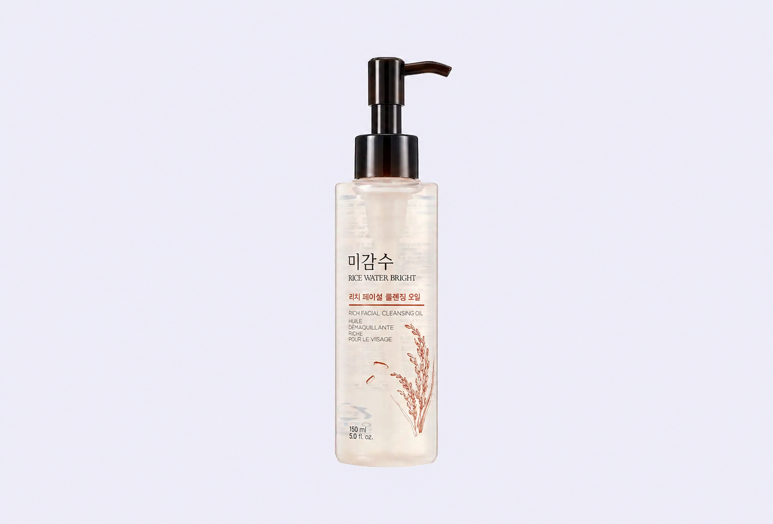 Очищающее масло для лица THE FACE SHOP Rice water bright rich facial cleansing oil