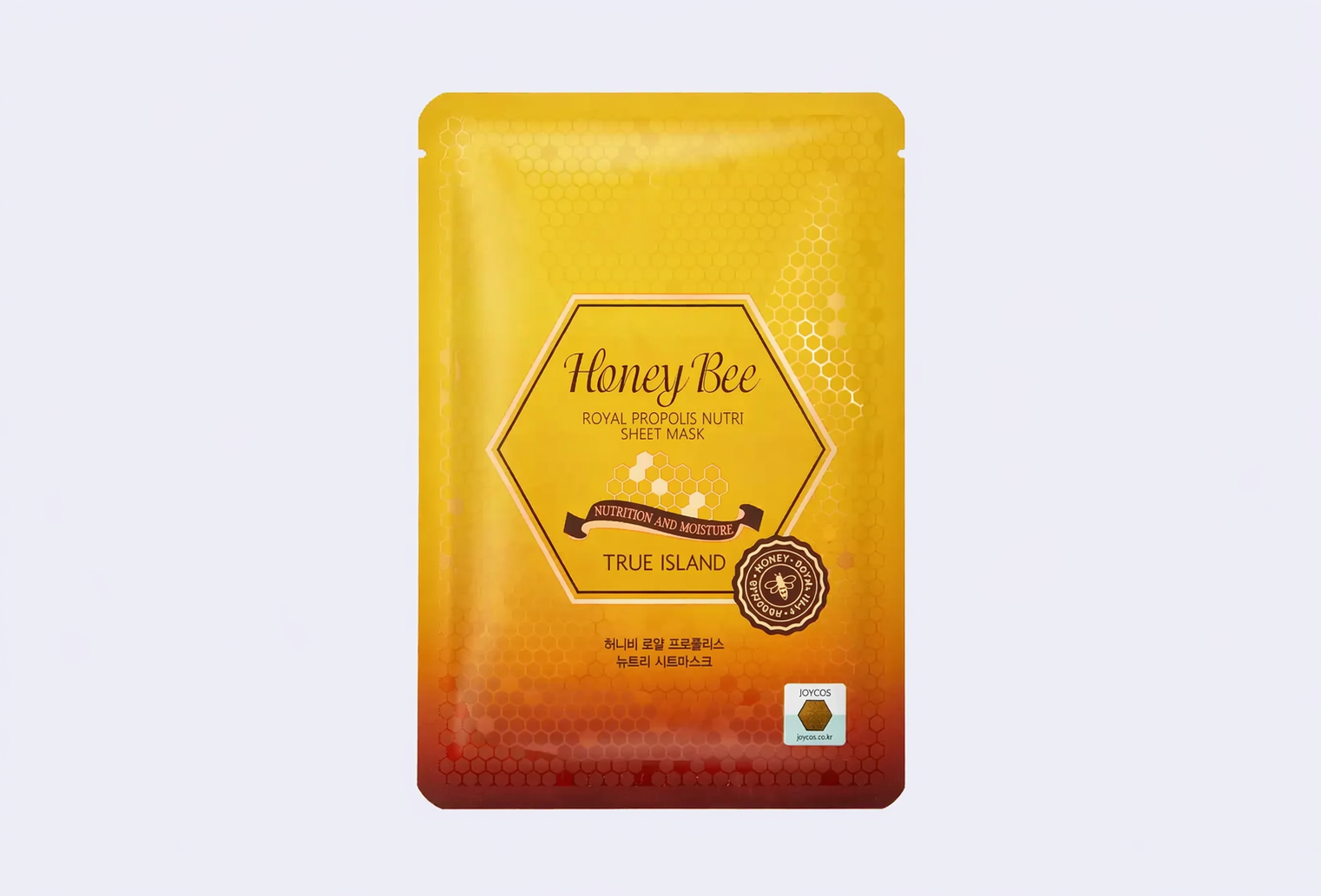 Маска на тканевой основе TRUE ISLAND HONEY BEE ROYAL PROPOLIS NUTRI SHEET MASK