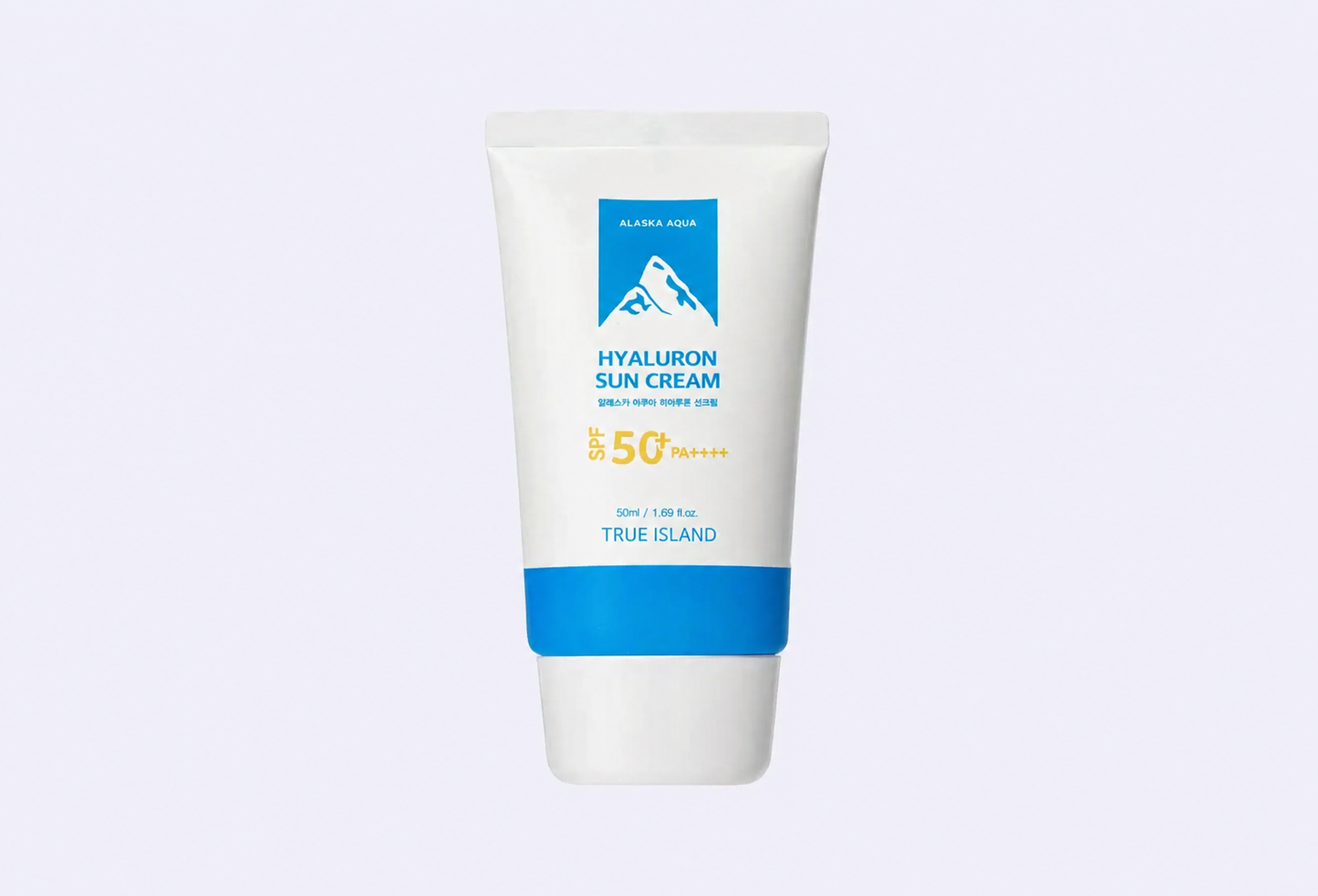 Солнцезащитный увлажняющий крем для лица SPF50+ PA++++ TRUE ISLAND Alaska aqua hyaluron sun cream