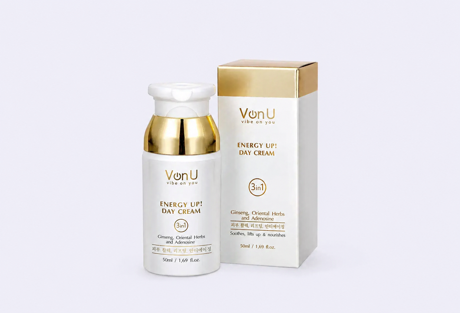 Дневной крем-энергетик для лица VON U ENERGY UP! Day Cream