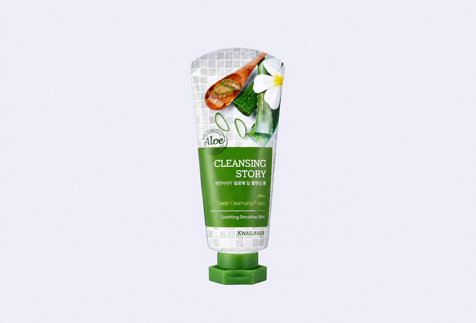 Очищающая пенка для умывания лица WELCOS CLEANSING STORY Aloe Deep Cleansing Foam