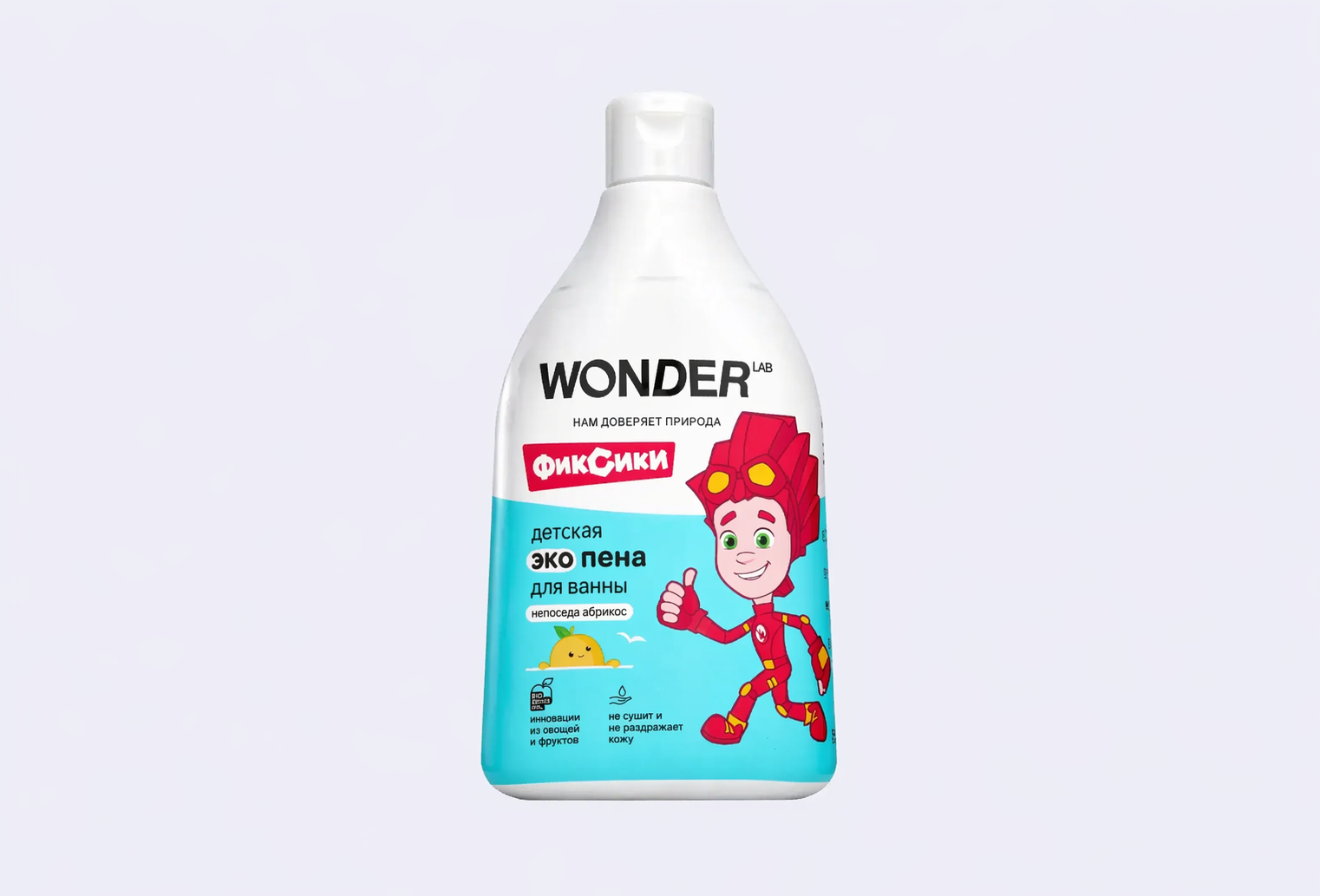 Детская пена для ванны WONDER LAB с ароматом абрикоса