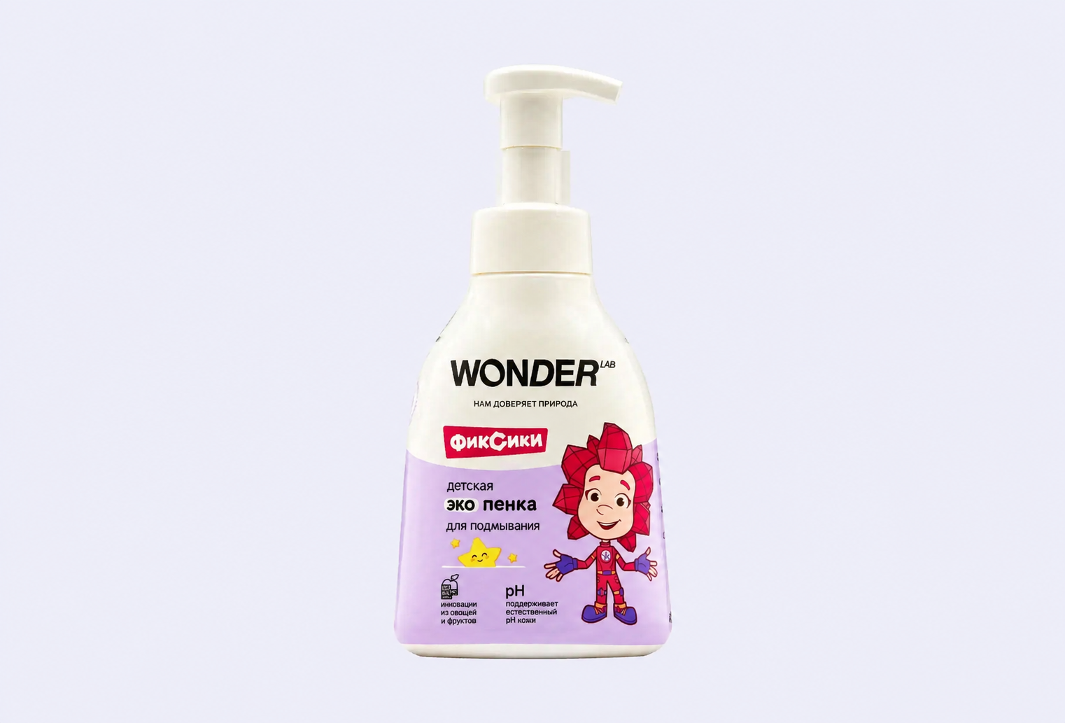Средство для подмывания малышей WONDER LAB без запаха, экологичная пенка для детей
